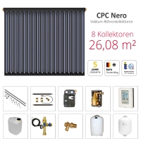 Solarbayer CPC NERO Solarpaket 8 - S Gesamtfläche Brutto: 26,08 m2
